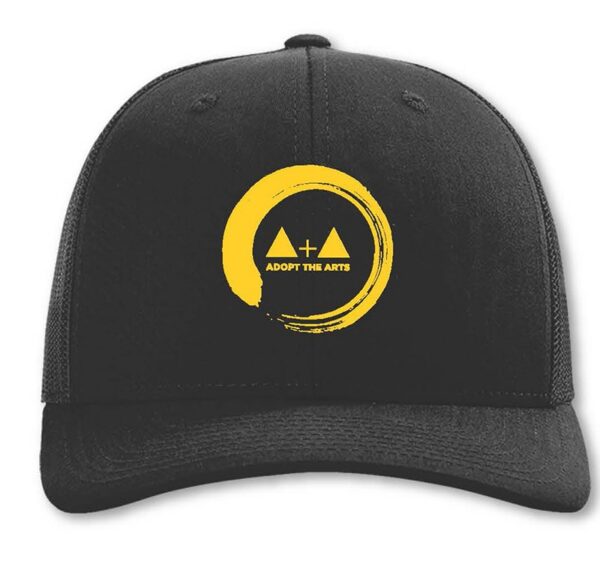 ATA Logo Trucker Hat (Black and Yellow )